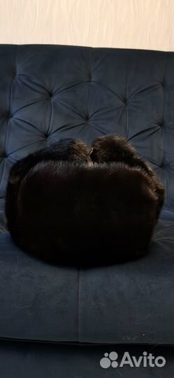 Норковая шапка мужская бу