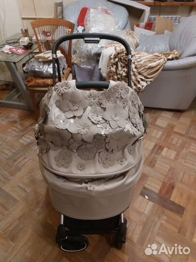 Коляска Cybex platinum Simply Flowers Beige