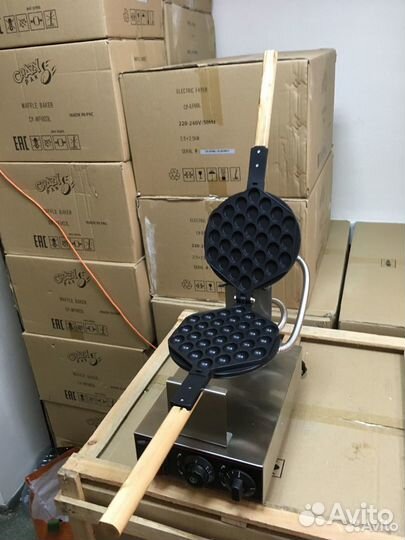 Новое) Вафельница crazy PAN CP-WFM06HK