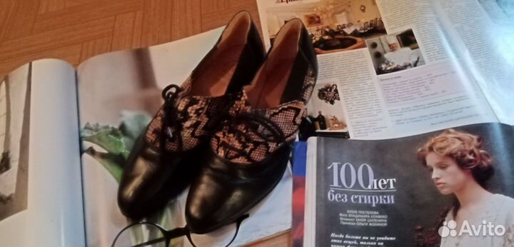 Балетки кожа винтаж NEW
