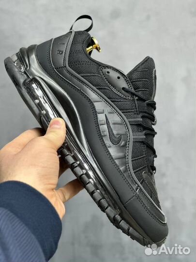 Кроссовки Nike Air Max 98 чёрные 4