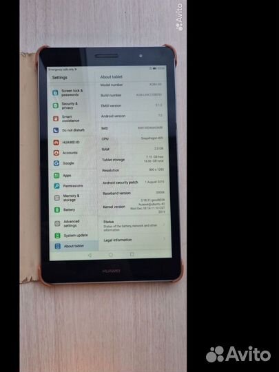 Планшет huawei mediapad t3 7