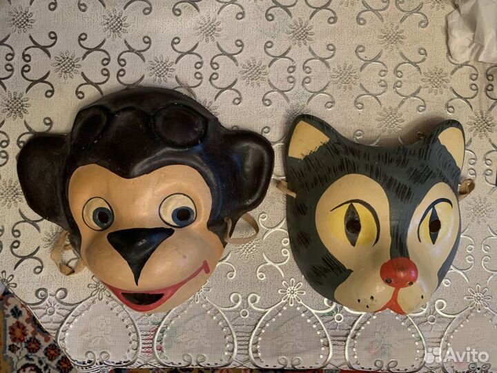 Маски новогодние СССР