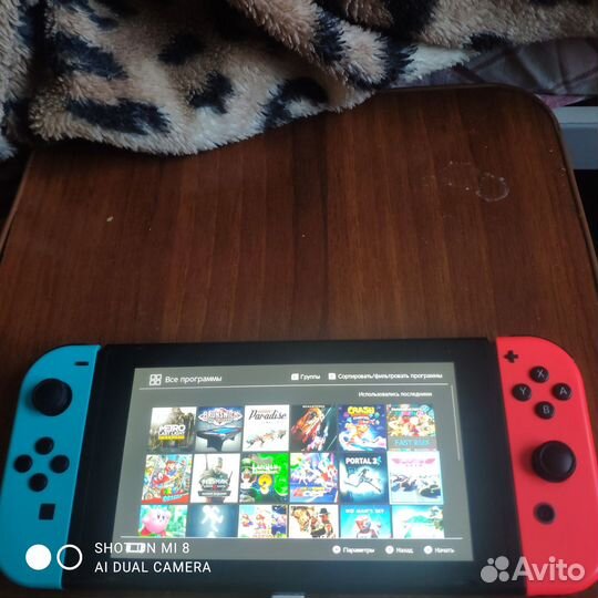 Nintendo switch rev 1 прошитая 256 gb