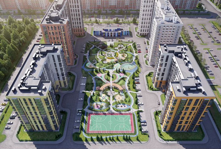 2-к. квартира, 60,9 м², 1/17 эт.