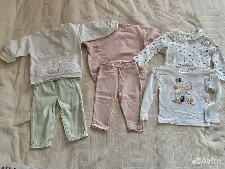 Вещи пакетом на девочку 92