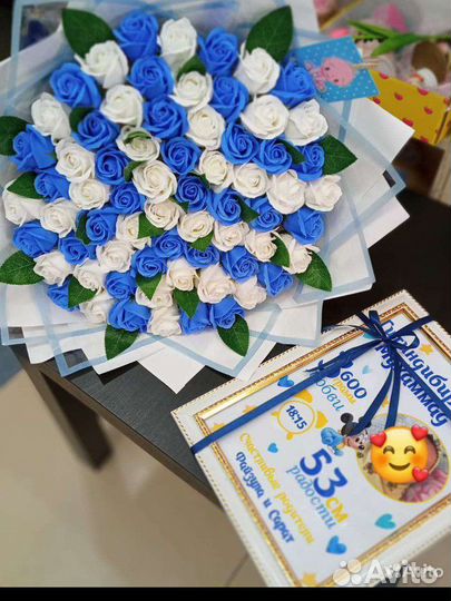 Мыльные букеты