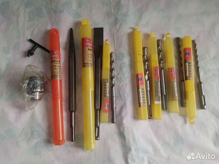 Набор сверел для перфоратора