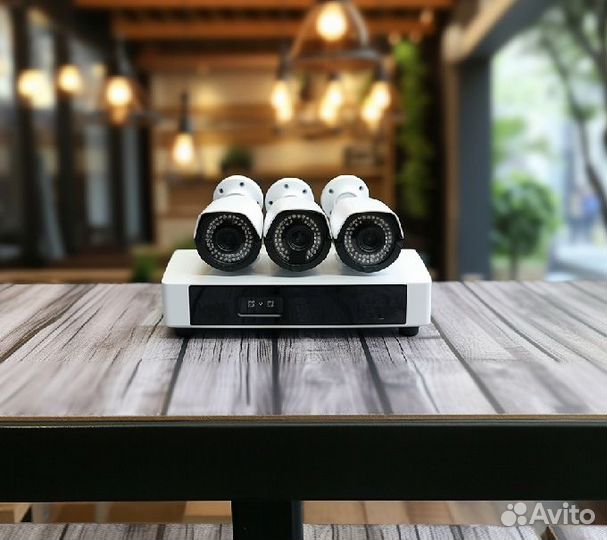 Комплект видеонаблюдения со звуком
