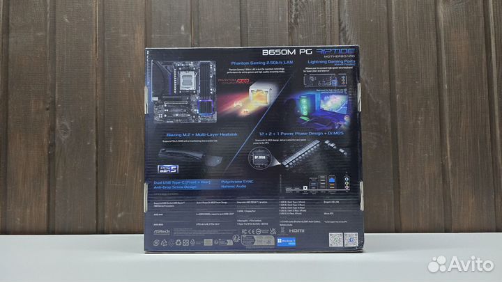 ASRock B650 M PG Riptide / Материнская плата Новая