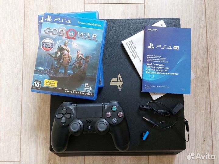 Sony playstation 4 PS4 pro 1tb с играми