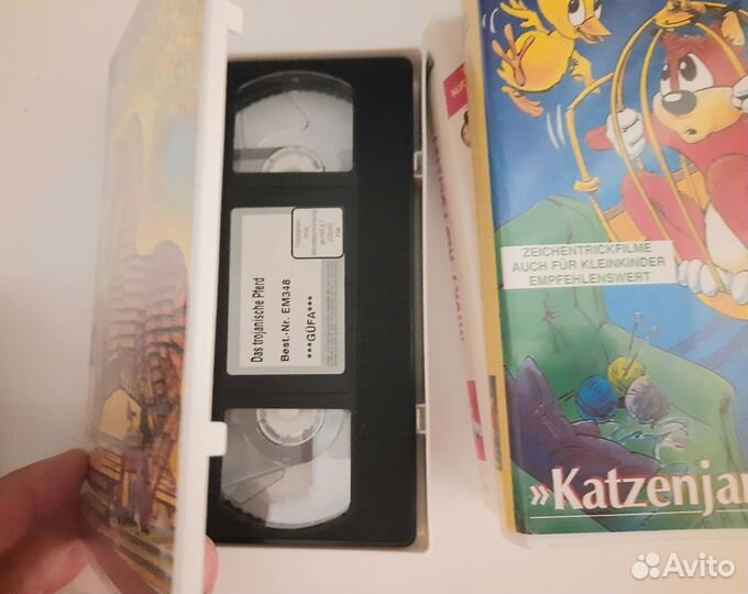 Видеокассеты мультфильмы VHS