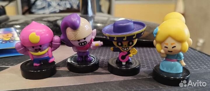 Редкие Штампики Brawl Stars x Line Friends