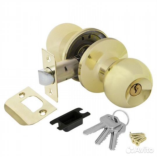 Защелка межкомн. ajax 6082 рв-Е ключ-фикс. золото