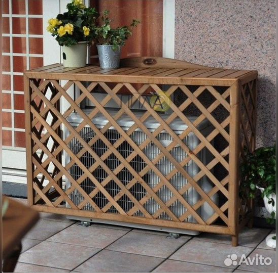 Решетка стол для кондиционера сосны уличные цветы
