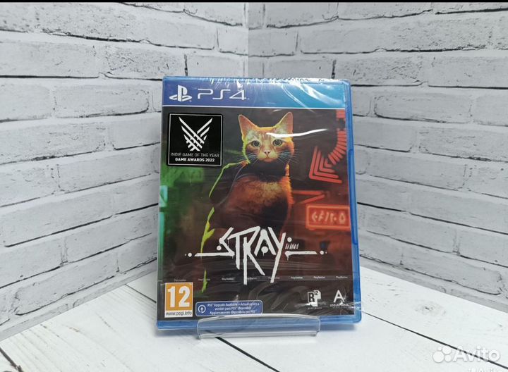 Игра Stray для PS4, русские субтитры