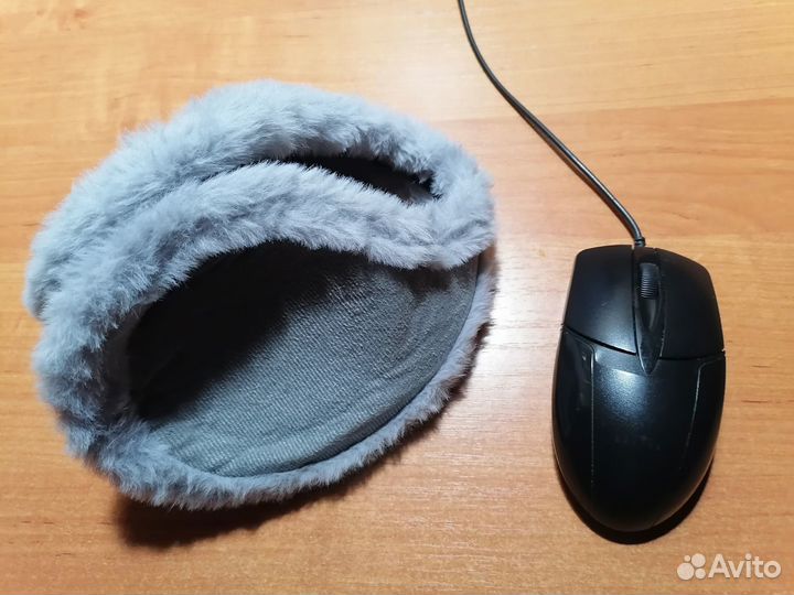 Зимние мягкие флисовые утепленные наушники