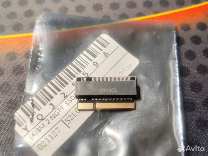 Адаптер M2 SSD PCIe M.2 для MacBook PCIe A1398 Pro