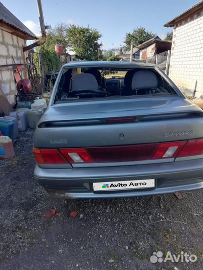 ВАЗ 2115 Samara 1.6 МТ, 2009, битый, 170 000 км