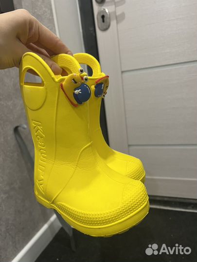 Детские резиновые сапоги