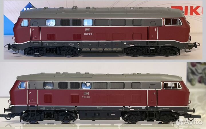 Модели железных дорог 1 87 BR V160 и BR 216