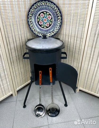 Казан чугунный узбекский