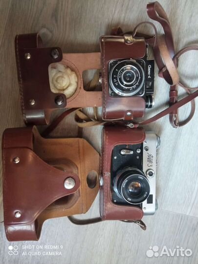 Пленочный фотоаппарат смена 4 и фэд 3