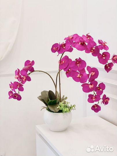 Орхидея искусственная. Интерьерная композиция