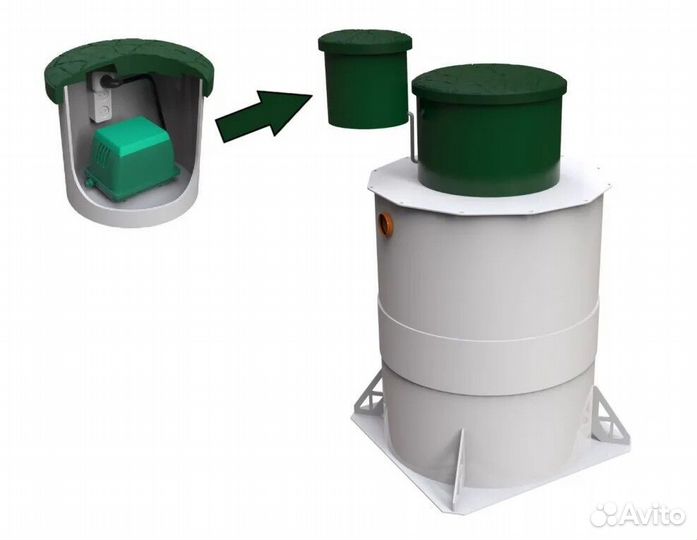 Септик монтаж в 1 день