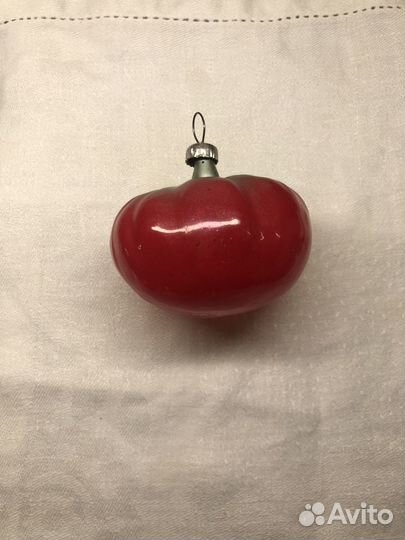 Елочная игрушка помидор