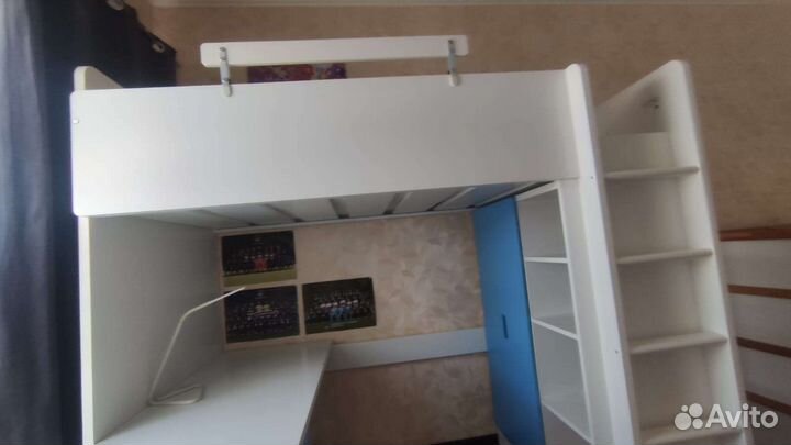 Кровать чердак икеа Смостад