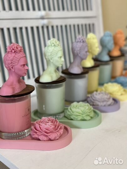 Наборы из свечей ручной работы