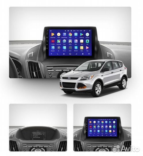 Штатная магнитола Ford Kuga 2 12-19 4-64 8 ядер