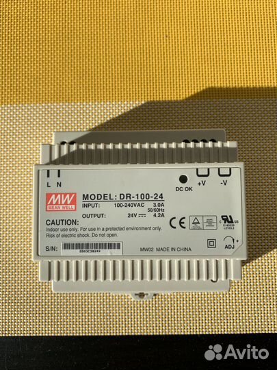 Блок питания dr-100-24