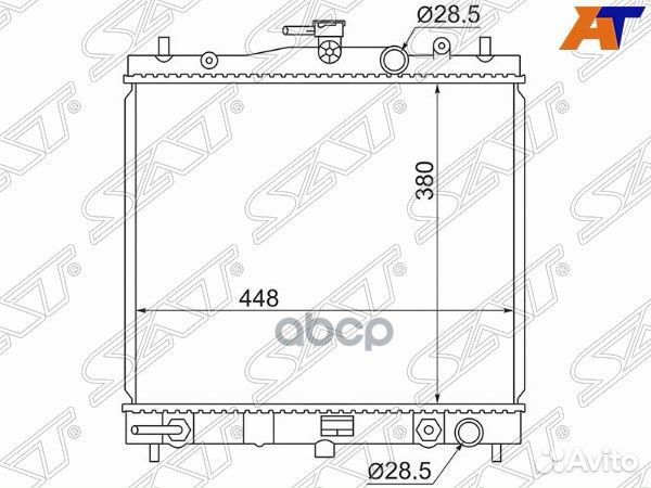 Радиатор Nissan March 02-10 / Note 05-13 / Cube