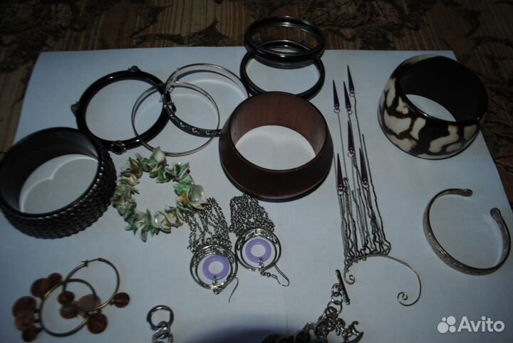 Бижутерия, кафф, серьги, браслеты