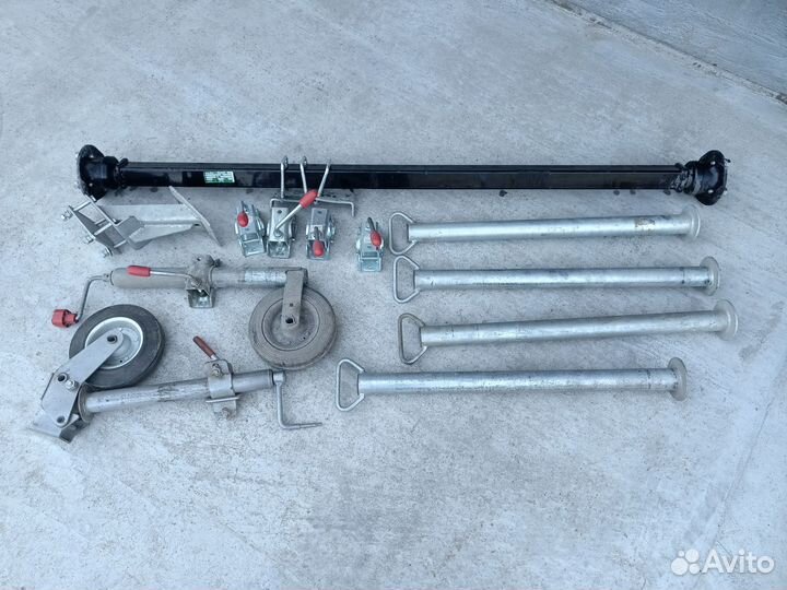 Ось прицепа мзса