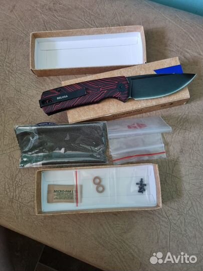 Складной Нож petrified fish mini beluga