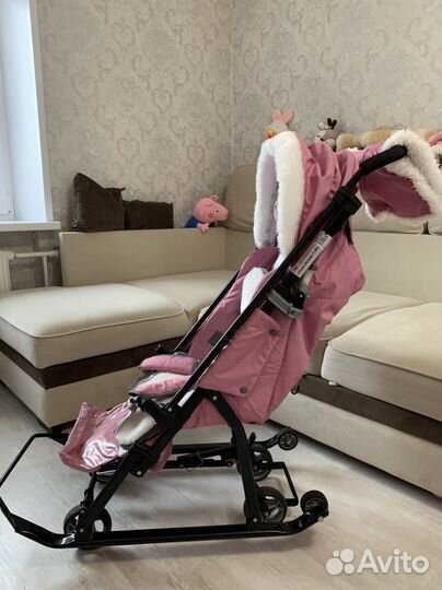 Санки коляска nika kids