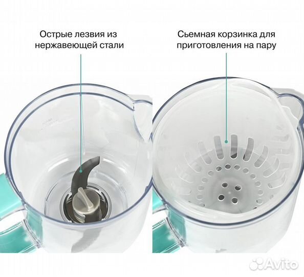 Пароварка блендер 2 в 1