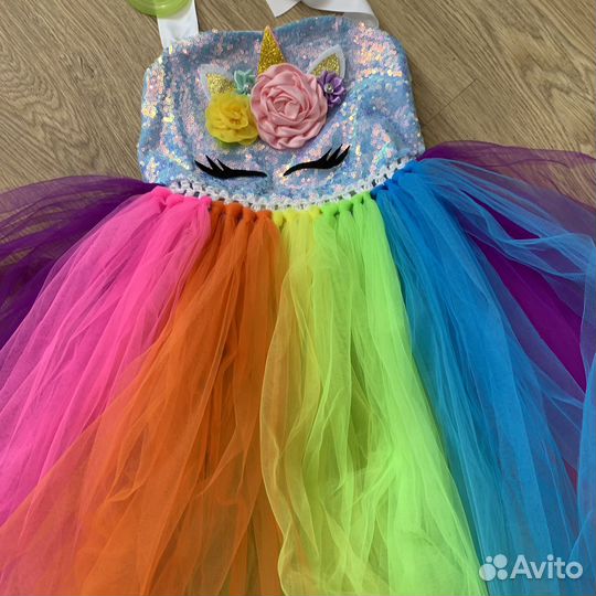 Новогоднее Платье Единорог