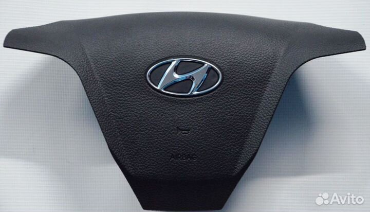 Крышка муляж airbag в руль Hyundai Santa Fe 12-17