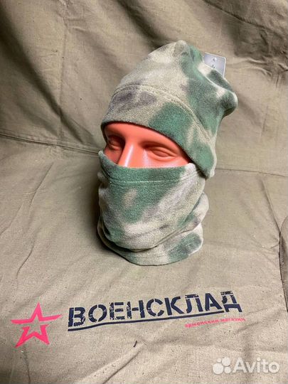 Шапка + баф тактический мох