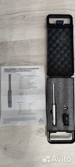 Измерительный микрофон behringer ECM8000