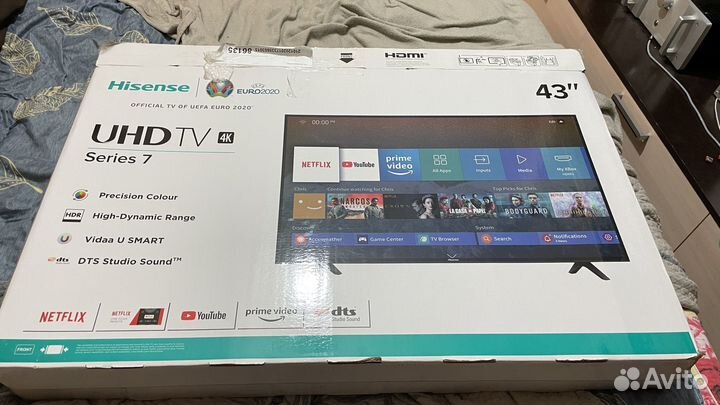 Телевизор hisense 43 дюйма