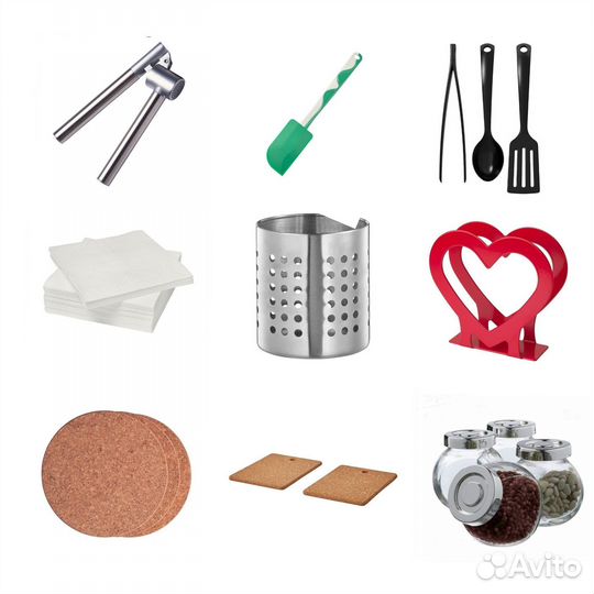 IKEA приборы, банки, сушилка и другое