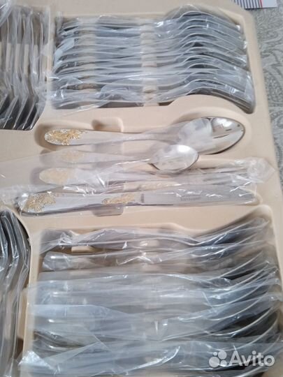 72 предмета. Набор столовых приборов bonmann