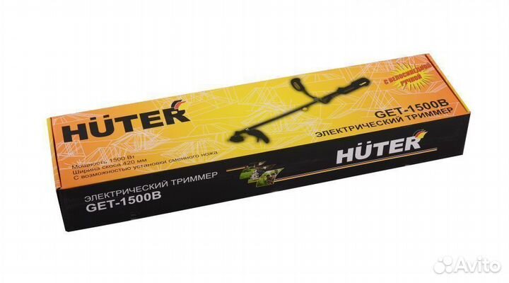 Триммер электрический huter GET-1500B
