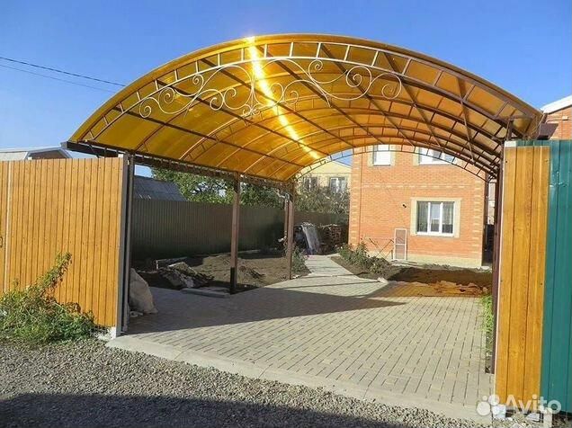 Навесы из поликарбоната под ключ