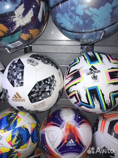 Футбольный мяч adidas, рuma, select,nike